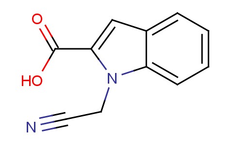 1-(氰基甲基)-1H-吲哚-2-羧酸