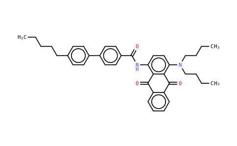 N-[4-(二丁基氨基)-9,10-二氢-9,10-二氧代-1-蒽基]-4'-戊基-[1,1'-联苯]-4-羧酰胺